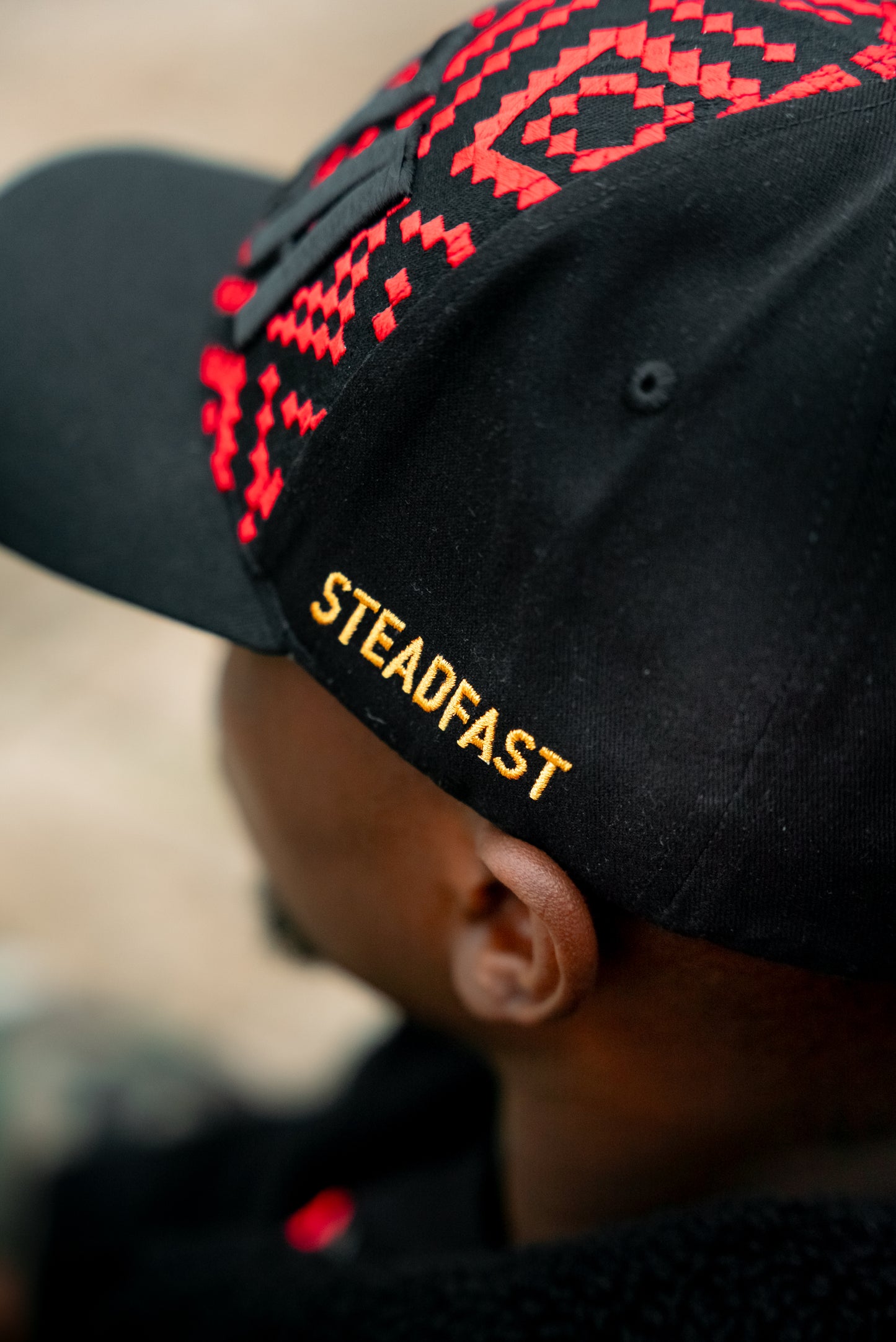 STEADFAST GAZA  premium Tatreez cap