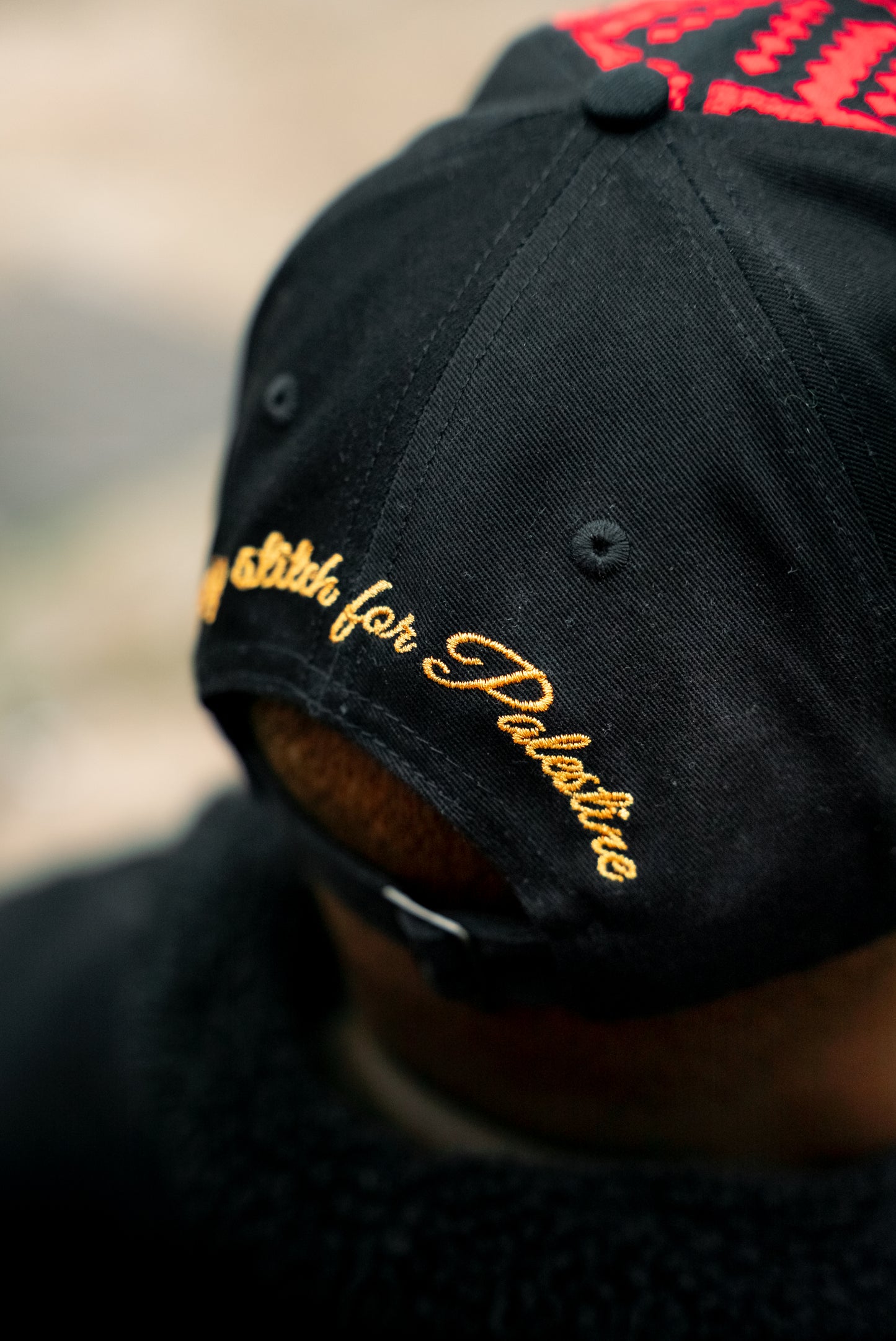 STEADFAST GAZA  premium Tatreez cap