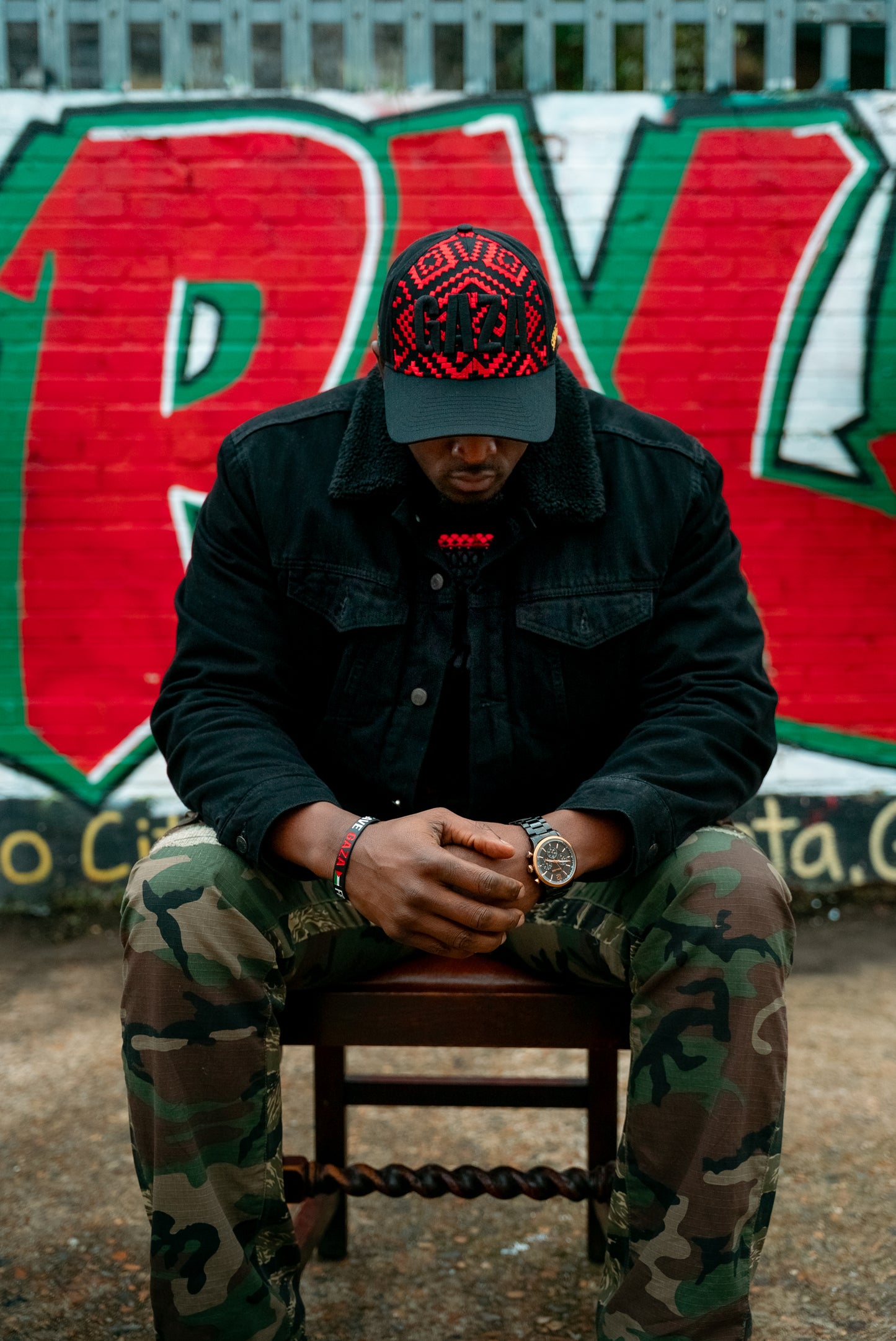 STEADFAST GAZA  premium Tatreez cap