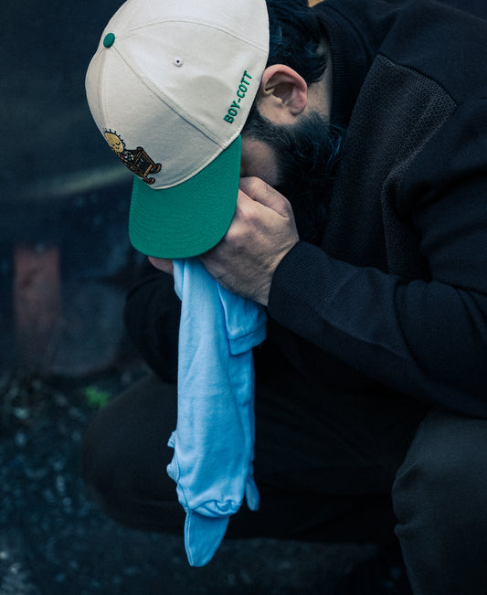 BOY-COTT  Symbol of solidarity cap for Gaza's infants