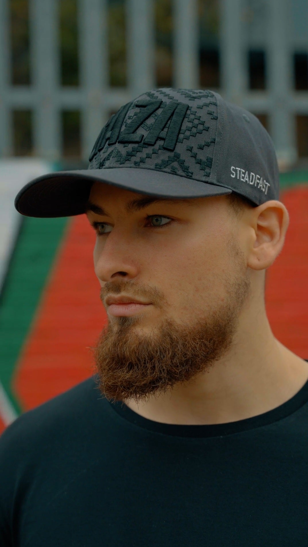 STEADFAST GAZA  premium Tatreez cap